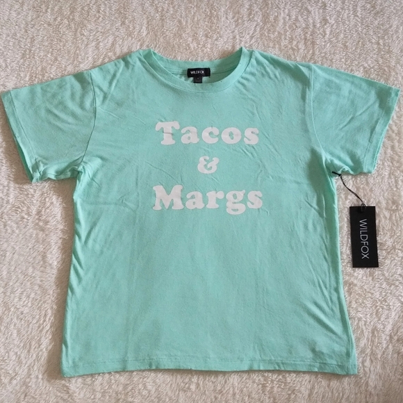 Wildfox Tops - Wildfox🦊 "Tacos🌮 & Margs🍹"  Tee - NWT